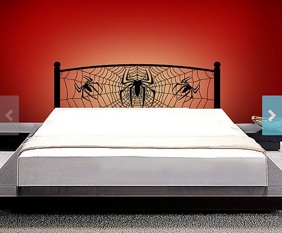 Headboard Vinyl Wall Decal Full Twin Queen Size Wall Decals